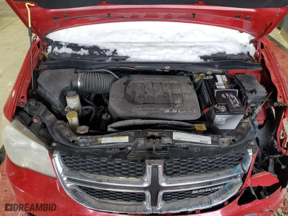 2012 Dodge Grand Caravan SXT with VIN 2C4RDGCG7CR202924, listed as a Copart auction lot 44713205 with 83,573 mi miles and Salvage Title. Bid and sale history available at carsss.com. Image 12.