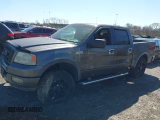 2004 Ford F-150 XLT with VIN 1FTPW14504KA75025, listed as a IAAI auction lot 41794581 with 213,022 mi miles. Bid and sale history available at carsss.com. Image 6.