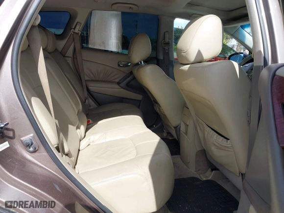 2009 Nissan Murano SL with VIN JN8AZ18W99W128700, listed as a IAAI auction lot 42021096 with 209,751 mi miles. Bid and sale history available at carsss.com. Image 8.