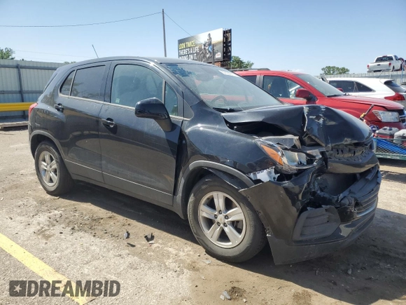2020 Chevrolet Trax LS z VIN KL7CJKSB7LB021423, wystawiony jako Copart lot #57650815 z przebiegiem 60 282 mil mil oraz Szkoda całkowita • Salvage title. Historia ofert i sprzedaży dostępna na DreamBid. Obrazek 4.