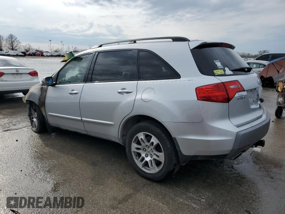 2008 Acura MDX with VIN 2HNYD28298H541915, listed as a Copart auction lot 51069205 with Not Provided miles and Salvage Title. Bid and sale history available at DreamBid. Image 2.