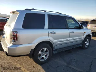 2008 Honda Pilot SE with VIN 5FNYF28318B020038, listed as a Copart auction lot 89345765 with 124,263 mi miles and Clean Title. Bid and sale history available at carsss.com. Image 3.
