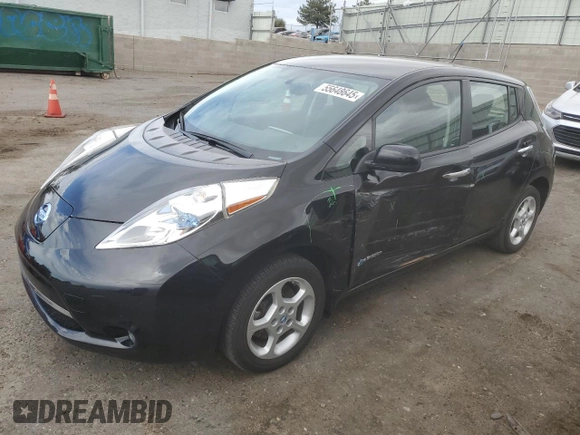 2014 Nissan LEAF SV z VIN 1N4AZ0CP1EC333371, wystawiony jako Copart lot #55648645 z przebiegiem 71 414 mil mil oraz Szkoda całkowita • Salvage title. Historia ofert i sprzedaży dostępna na DreamBid. Obrazek 1.