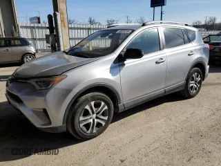 2017 Toyota RAV4 LE with VIN 2T3BFREV2HW645787, listed as a Copart auction lot 50026255 with 113,199 mi miles and Salvage Title. Bid and sale history available at carsss.com. Image 1.