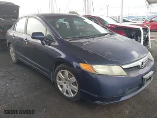 2008 Honda Civic Sdn LX with VIN 2HGFA16508H511491, listed as a IAAI auction lot 41794611 with 252,813 mi miles. Bid and sale history available at carsss.com. Image 1.