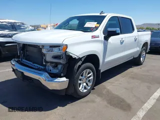2022 Chevrolet Silverado 1500 LT with VIN 1GCUDDEDXNZ537566, listed as a IAAI auction lot 42002599 with 80,624 mi miles and . Bid and sale history available at DreamBid. Image 2.