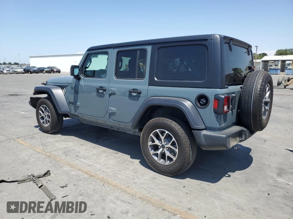 2024 Jeep Wrangler Sport S с VIN 1C4PJXDG9RW281804, выставлен на аукционе Copart как лот 59773665 с пробегом 21 994 миль миль и Списание • Salvage title. История ставок и продаж доступна на DreamBid. Изображение 2.
