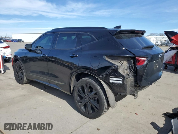 2020 Chevrolet Blazer RS с VIN 3GNKBKRS5LS596116, выставлен на аукционе Copart как лот 45536445 с пробегом 53 440 миль миль и Списание • Salvage title. История ставок и продаж доступна на DreamBid. Изображение 2.