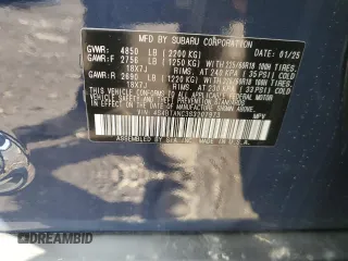 2025 Subaru Outback Limited z VIN 4S4BTANC3S3207973, wystawiony jako Copart lot #50604335 z przebiegiem Nie podano mil oraz Szkoda całkowita • Salvage title. Historia ofert i sprzedaży dostępna na DreamBid. Obrazek 14.