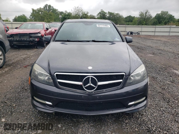 2011 Mercedes-Benz C 300 Sport with VIN WDDGF8BB3BR176510, listed as a Copart auction lot 57772405 with 118,069 mi miles and Salvage title. Bid and sale history available at DreamBid. Image 5.