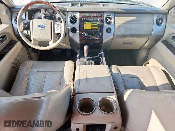 2010 Ford Expedition Max Limited z VIN 1FMJK1K52AEA48189, wystawiony jako Copart lot #60982115 z przebiegiem 176 567 mil mil oraz Szkoda całkowita • Salvage title. Historia ofert i sprzedaży dostępna na DreamBid. Obrazek 8.