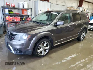 2017 Dodge Journey Crossroad Plus with VIN 3C4PDCGBXHT517123, listed as a Copart auction lot 52394794 with 175,399 mi miles and Salvage title. Bid and sale history available at DreamBid. Image 1.