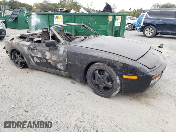 1990 Porsche 944 with VIN WP0CB2941LN480419, listed as a Copart auction lot 49886935 with Not provided miles and Salvage title. Bid and sale history available at DreamBid. Image 4.