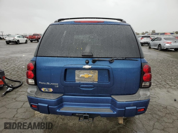 2006 Chevrolet TrailBlazer LS with VIN 1GNDS13S662213313, listed as a Copart auction lot 50398325 with 198,860 mi miles and Salvage Title. Bid and sale history available at DreamBid. Image 6.