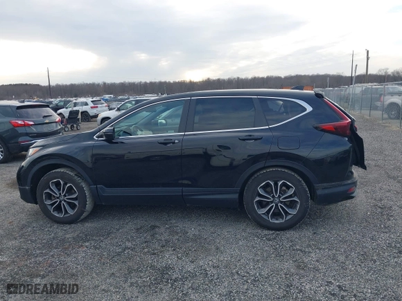 2021 Honda CR-V EX with VIN 2HKRW2H57MH657842, listed as a IAAI auction lot 41623480 with 65,178 mi miles. Bid and sale history available at carsss.com. Image 14.