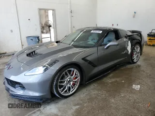 2015 Chevrolet Corvette Z51 3LT with VIN 1G1YL2D74F5118456, listed as a Copart auction lot 59289165 with 70,235 mi miles and Salvage title. Bid and sale history available at DreamBid. Image 1.