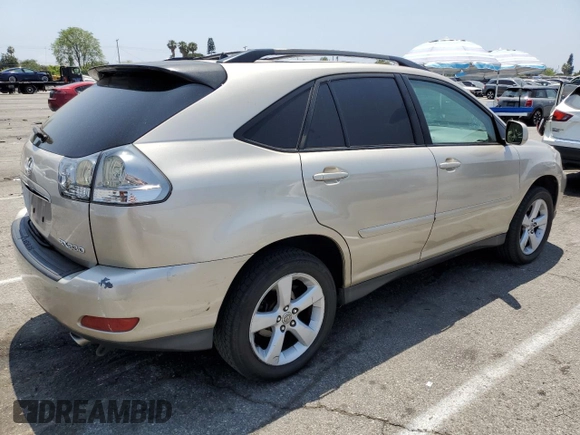 2006 Lexus RX 330 with VIN 2T2GA31U96C049965, listed as a Copart auction lot 59155375 with 291,557 mi miles and Salvage title. Bid and sale history available at DreamBid. Image 3.