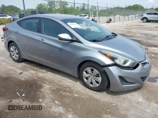 2016 Hyundai Elantra SE z VIN 5NPDH4AE4GH752857, wystawiony jako IAAI lot #42421560 z przebiegiem 200 290 mil mil oraz . Historia ofert i sprzedaży dostępna na DreamBid. Obrazek 1.