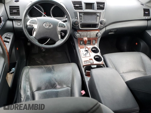 2013 Toyota Highlander Hybrid Limited with VIN JTEDC3EH1D2011958, listed as a Copart auction lot 76441614 with 63,033 mi miles and Salvage Title. Bid and sale history available at carsss.com. Image 8.