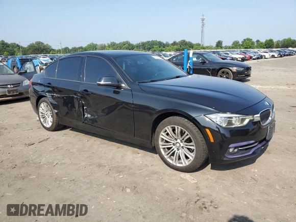2018 BMW 3 Series 330i xDrive with VIN WBA8D9G56JNU69320, listed as a Copart auction lot 60794345 with 104,036 mi miles and Salvage title. Bid and sale history available at DreamBid. Image 4.