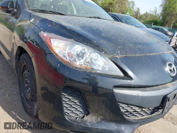 2013 Mazda 3 i SV with VIN JM1BL1TGXD1725152, listed as a IAAI auction lot 42036140 with 133,462 mi miles. Bid and sale history available at carsss.com. Image 6.
