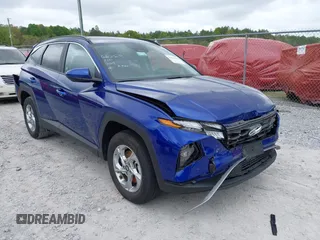 2024 Hyundai Tucson SEL with VIN 5NMJBCDE9RH348317, listed as a IAAI auction lot 41958633 with 27,494 mi miles. Bid and sale history available at carsss.com. Image 1.