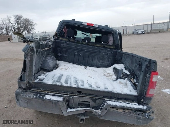 2022 Ford F-150 XL with VIN 1FTFW1E50NKE63464, listed as a IAAI auction lot 41179489 with 159,858 mi miles. Bid and sale history available at carsss.com. Image 16.