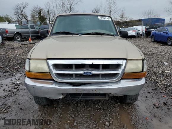 1999 Ford Ranger XL with VIN 1FTYR14V8XPB52646, listed as a Copart auction lot 48453215 with 343,534 mi miles and Salvage Title. Bid and sale history available at carsss.com. Image 5.