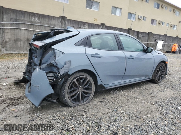 2021 Honda Civic Sport with VIN SHHFK7H45MU218803, listed as a Copart auction lot 46521875 with 79,949 mi miles and Non Repairable. Bid and sale history available at DreamBid. Image 3.