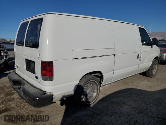 2003 Ford Econoline Cargo with VIN 1FTRE14213HB16422, listed as a Copart auction lot 44203415 with 87,658 mi miles and Salvage Title. Bid and sale history available at carsss.com. Image 3.