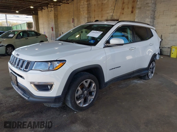 2020 Jeep Compass Limited с VIN 3C4NJDCB1LT123515, выставлен на аукционе IAAI как лот 42032057 с пробегом 88 520 миль миль и . История ставок и продаж доступна на DreamBid. Изображение 2.