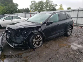 2021 Ford Escape SEL with VIN 1FMCU0H64MUA56334, listed as a Copart auction lot 58487195 with 67,666 mi miles and Salvage title. Bid and sale history available at DreamBid. Image 1.