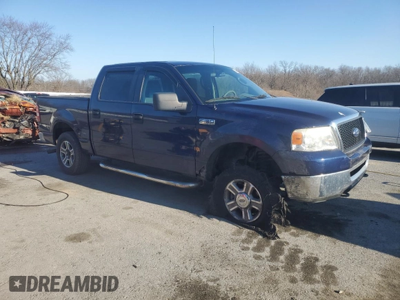 2008 Ford F-150 XL with VIN 1FTRW14W28FC21683, listed as a Copart auction lot 88480885 with 202,540 mi miles and Salvage Title. Bid and sale history available at carsss.com. Image 4.