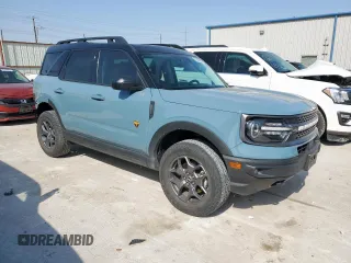 2022 Ford Bronco Sport Badlands z VIN 3FMCR9D9XNRD72951, wystawiony jako Copart lot #52829895 z przebiegiem 54 054 mil mil oraz Szkoda całkowita • Salvage title. Historia ofert i sprzedaży dostępna na DreamBid. Obrazek 4.