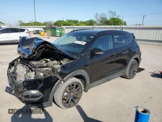 2017 Hyundai Tucson Night Edition with VIN KM8J33A2XHU431099, listed as a Copart auction lot 52173495 with 128,364 mi miles and Salvage title. Bid and sale history available at DreamBid. Image 1.