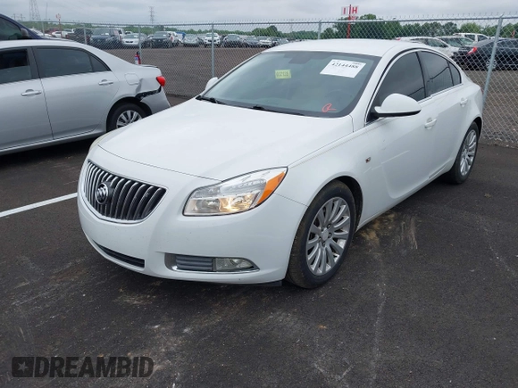 2011 Buick Regal CXL Turbo TO1 with VIN W04GV5EV7B1120242, listed as a IAAI auction lot 42144488 with 175,341 mi miles and . Bid and sale history available at DreamBid. Image 2.