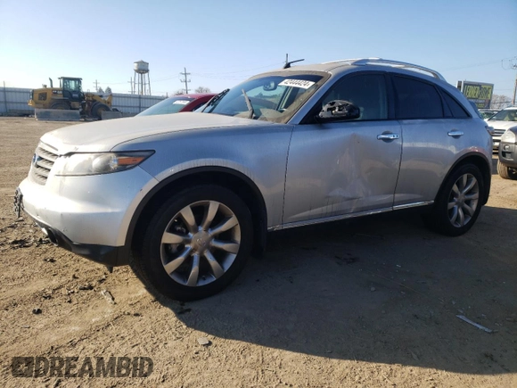 2006 Infiniti FX35 with VIN JNRAS08W56X205448, listed as a Copart auction lot 55105954 with 166,318 mi miles and Non Repairable. Bid and sale history available at carsss.com. Image 1.