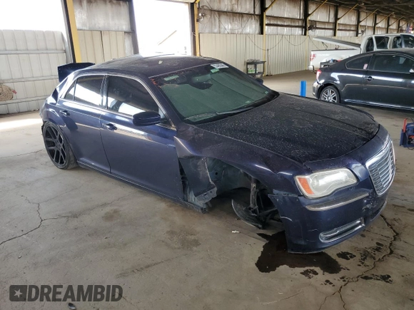 2014 Chrysler 300 with VIN 2C3CCAAGXEH376167, listed as a Copart auction lot 53480345 with 182,998 mi miles and Salvage Title. Bid and sale history available at DreamBid. Image 4.