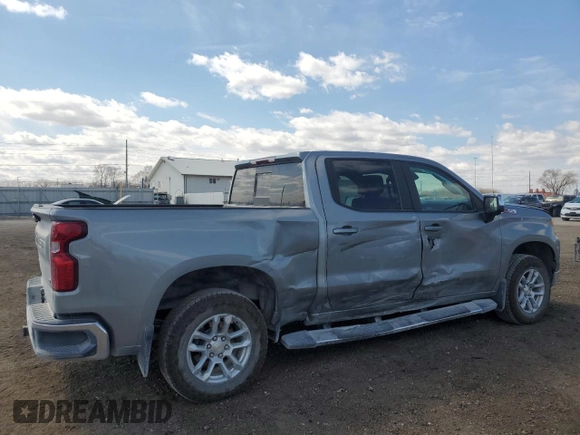 2024 Chevrolet Silverado 1500 LT with VIN 1GCUDDE87RZ254406, listed as a Copart auction lot 50226875 with 6,437 mi miles and Salvage Title. Bid and sale history available at carsss.com. Image 3.