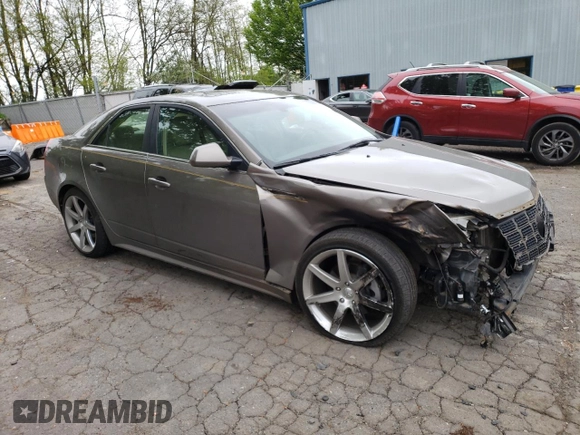 2012 Cadillac CTS Performance with VIN 1G6DM5E30C0126016, listed as a Copart auction lot 54589015 with 40,071 mi miles and Salvage title. Bid and sale history available at DreamBid. Image 4.