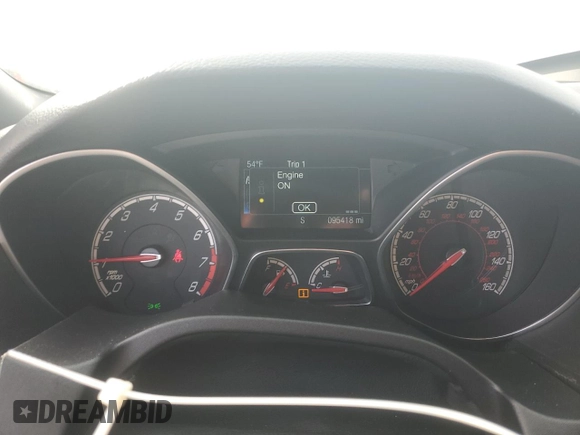 2014 Ford Focus ST with VIN 1FADP3L93EL365213, listed as a Copart auction lot 47104265 with 95,418 mi miles and Salvage Title. Bid and sale history available at carsss.com. Image 9.
