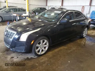 2013 Cadillac ATS z VIN 1G6AG5RX3D0141280, wystawiony jako Copart lot #60154705 z przebiegiem 123 640 mil mil oraz Szkoda całkowita • Salvage title. Historia ofert i sprzedaży dostępna na DreamBid. Obrazek 1.