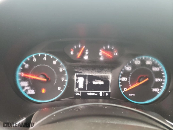 2018 Chevrolet Equinox LT with VIN 2GNAXJEV8J6266263, listed as a Copart auction lot 45038415 with 108,199 mi miles and Salvage Title. Bid and sale history available at carsss.com. Image 9.