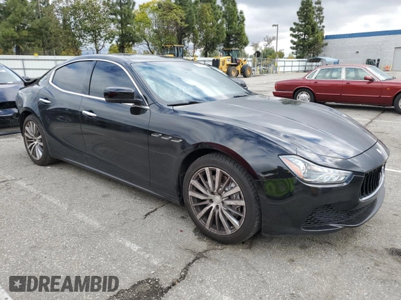 2015 Maserati Ghibli z VIN ZAM57XSA7F1148872, wystawiony jako Copart lot #48454165 z przebiegiem 72 232 mil mil oraz Szkoda całkowita • Salvage title. Historia ofert i sprzedaży dostępna na DreamBid. Obrazek 4.
