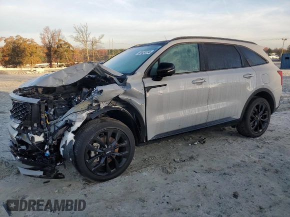 2023 Kia Sorento SX Prestige with VIN 5XYRKDLF0PG189486, listed as a Copart auction lot 82434574 with 19,972 mi miles and Salvage Title. Bid and sale history available at carsss.com. Image 1.