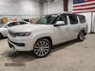2022 Jeep Grand Wagoneer Series I с VIN 1C4SJVEJ2NS180968, выставлен на аукционе Copart как лот 61053895 с пробегом 14 741 миль миль и Списание • Salvage title. История ставок и продаж доступна на DreamBid. Изображение 1.