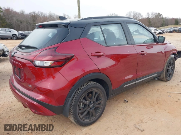 2023 Nissan Kicks SR with VIN 3N1CP5DV8PL543320, listed as a IAAI auction lot 41740691 with 20,112 mi miles and . Bid and sale history available at DreamBid. Image 4.
