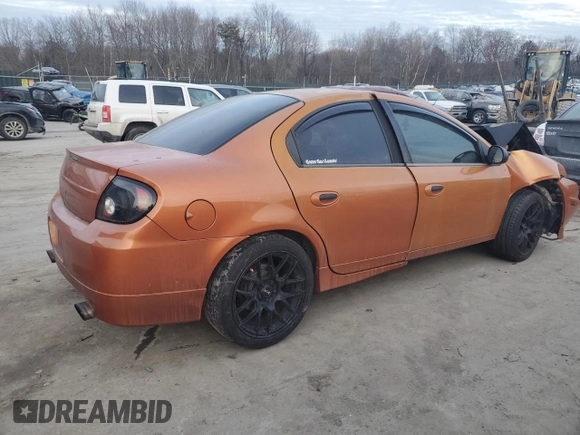 2005 Dodge Neon SRT-4 with VIN 1B3ES66S45D161979, listed as a Copart auction lot 42584285 with Not Provided miles and Salvage Title. Bid and sale history available at DreamBid. Image 3.