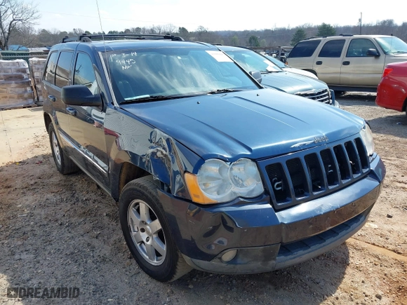 2010 Jeep Grand Cherokee Laredo with VIN 1J4PS4GK0AC112654, listed as a IAAI auction lot 41809445 with 418,301 mi miles. Bid and sale history available at carsss.com. Image 1.