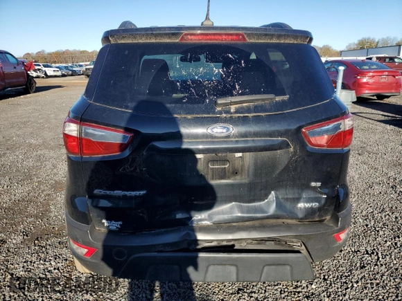 2020 Ford EcoSport SE with VIN MAJ6S3GLXLC341470, listed as a Copart auction lot 49461355 with 55,363 mi miles and Salvage Title. Bid and sale history available at DreamBid. Image 6.